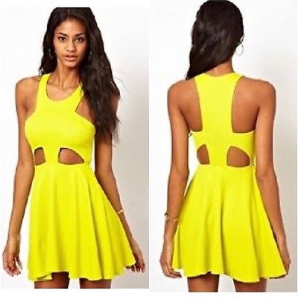 Oh My Love - TOPSHOP Neon Mini Dress